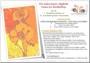 plakat 2 themenausstellung